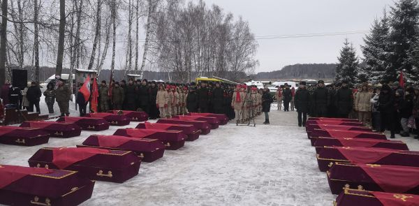 В Москве захоронили останки орловского бойца ВОВ  